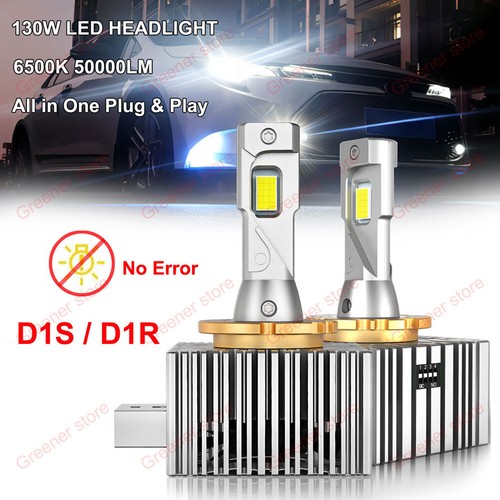 2pcs 130w 50000lm d1s - 50000lm, d1r